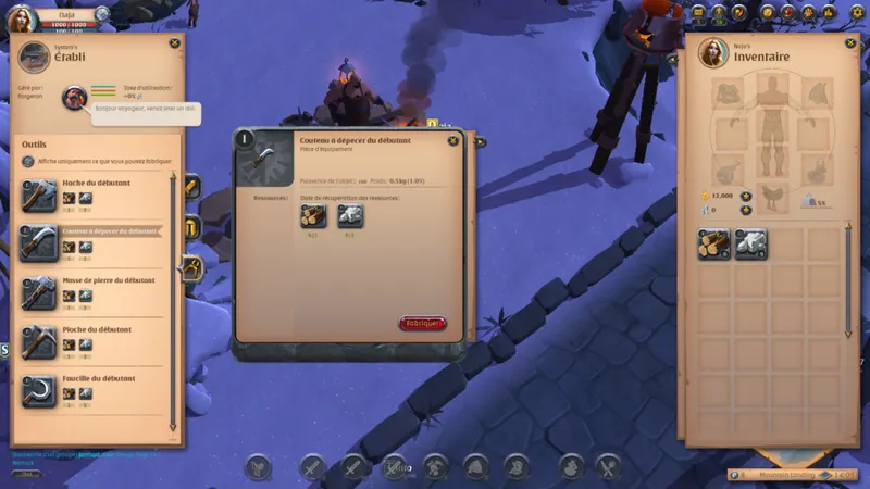 Albion Online Couteau à dépecer