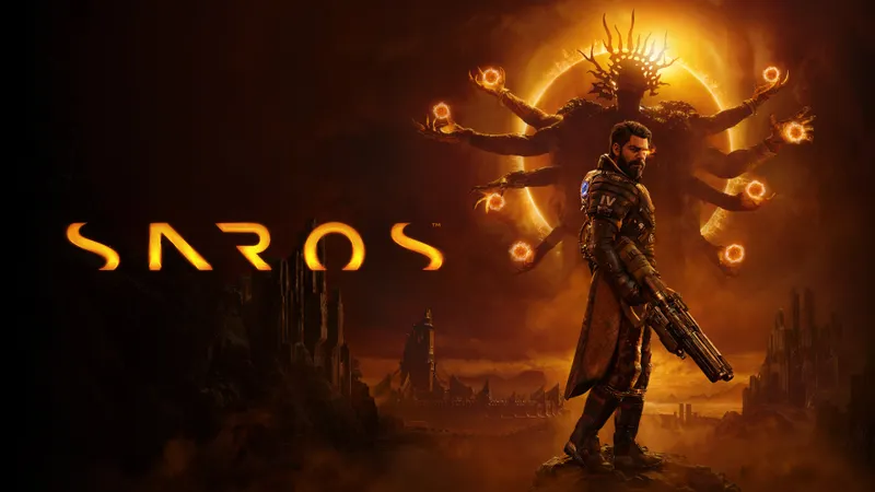 Saros PS5 montre Arjun Devraj sous l’éclipse avec le logo officiel
