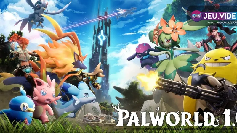 Visuel officiel de Palworld 1.0