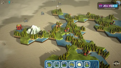 Zen World, visuel officiel du jeu de stratégie relaxant sur PC