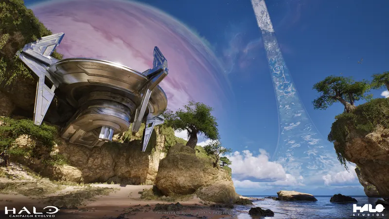 Halo : Campaign Evolved: official gameplay visual supporting the player details in section 1