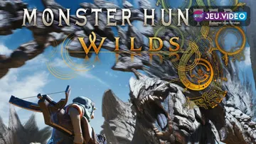 Image officielle de Monster Hunter Wilds montrant le chasseur face à un monstre pour un guide de build débutant