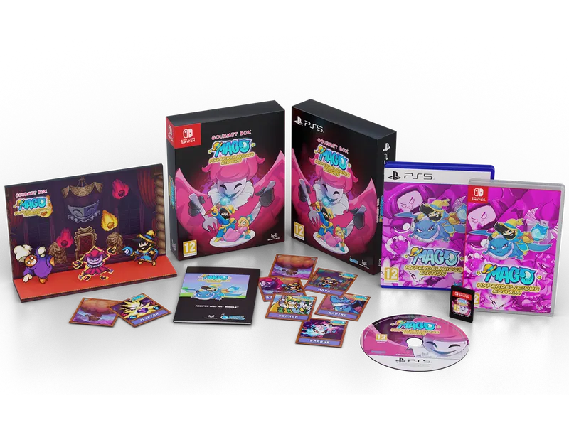 Mago Hyperdelicious Edition trailer montrant la Gourmet Box et les éditions physiques