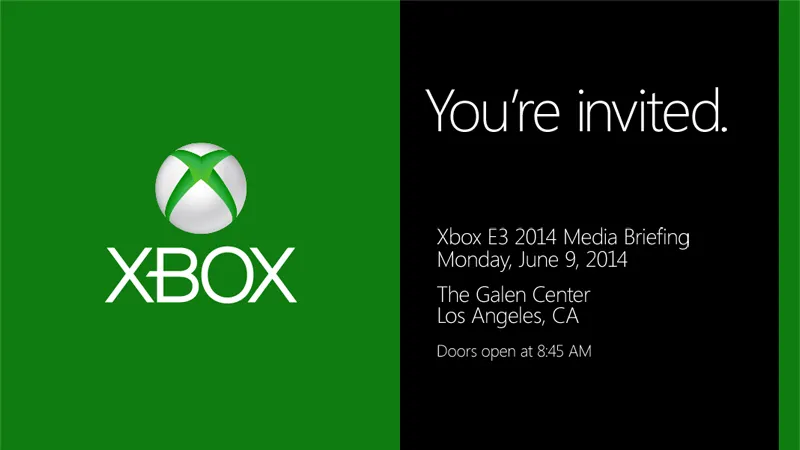 Microsoft E3 2014 : date de la presse et heure de la conférence