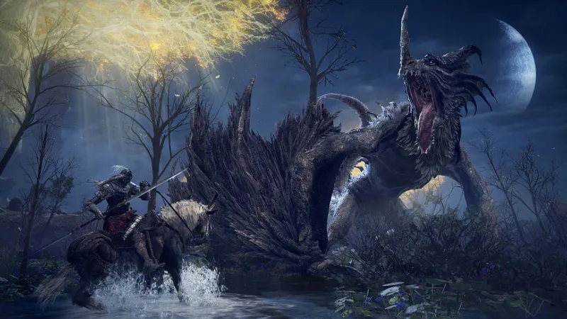 Exploration a cheval dans Elden Ring utile pour mesurer la stabilite d un cap 40 FPS sur Steam Deck