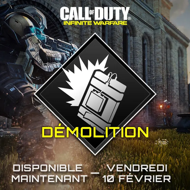Le mode démolition est disponible jusqu'au 10 février