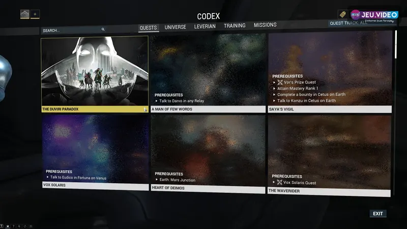 Visuel officiel de Warframe The Duviri Paradox montrant le Drifter et les cavaliers liés à la route vers le Circuit Incarnon