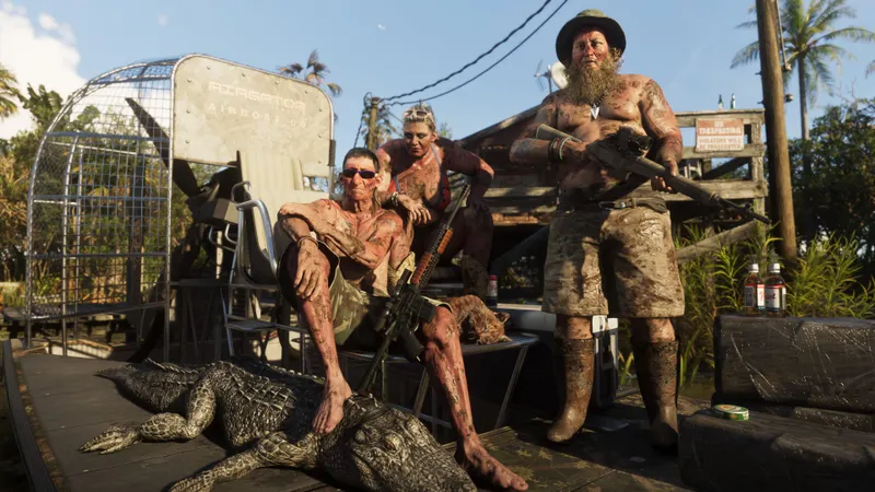 Zone marécageuse de Grassrivers dans GTA 6 pour identifier un environnement à explorer prudemment au lancement