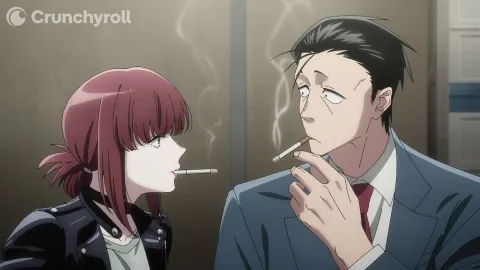 Sasaki profite d’une pause derrière le supermarché dans Smoking Behind the Supermarket with You