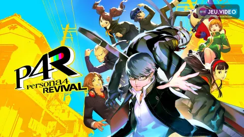 Persona 4 Revival avec l’équipe d’Inaba et le logo du remake