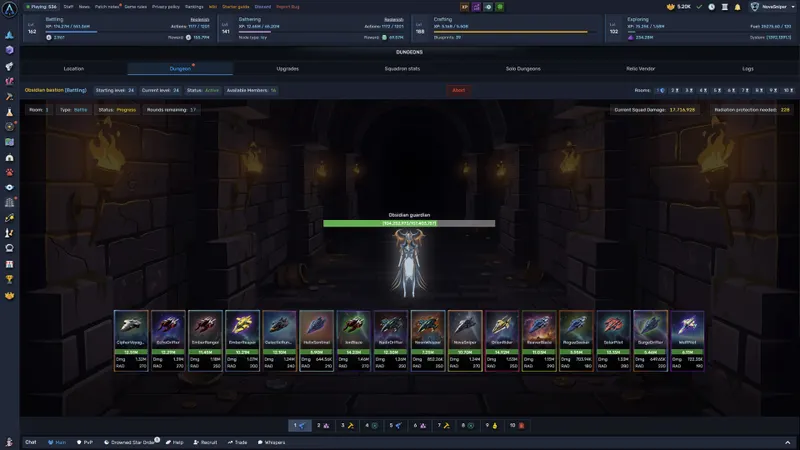 Stellar Odyssey : visuel officiel d’une zone de progression