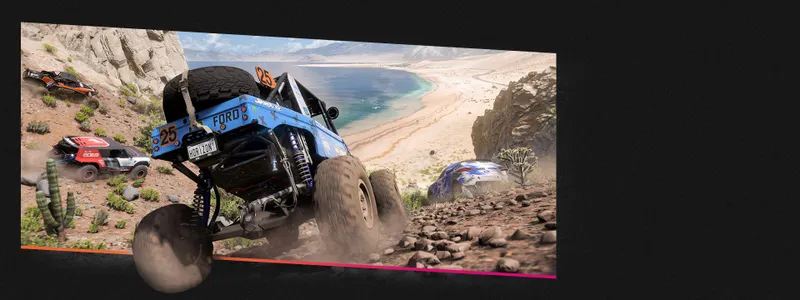 Épreuve tout-terrain de Forza Horizon 5 près de la côte pour enchaîner des courses courtes et gagner crédits, expérience et Wheelspins