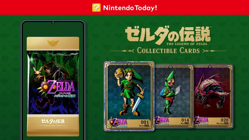 Majora’s Mask dans le pack de cartes Nintendo Today! annoncé par Nintendo
