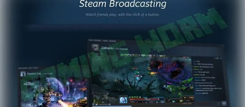 Steam broadcasting