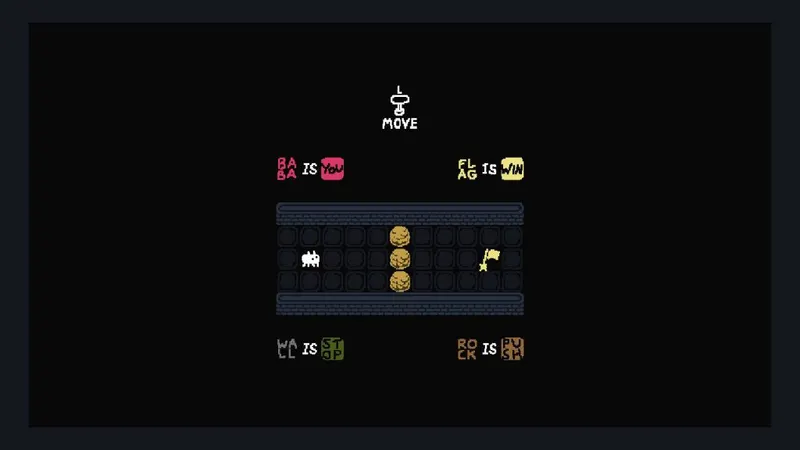 Baba is you test- exemple