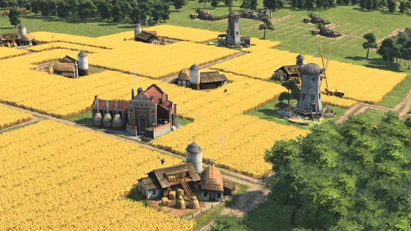 Anno 1800 - guide développer votre ville - contructions fermiers