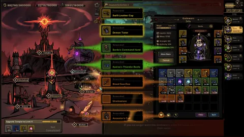 Path of Idle : Old Gods Rising, visuel officiel du RPG idle