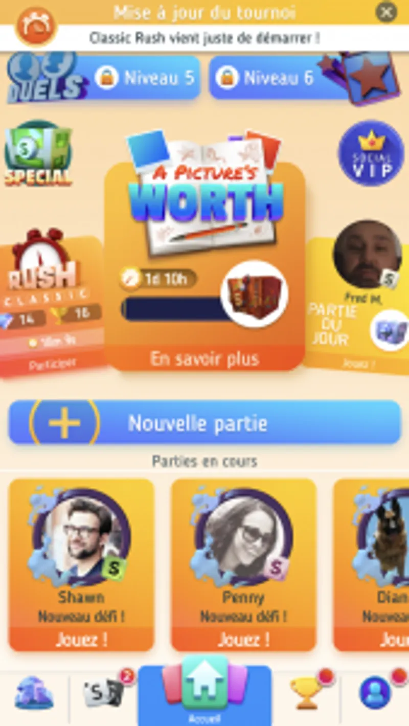 Scrabble Go interface