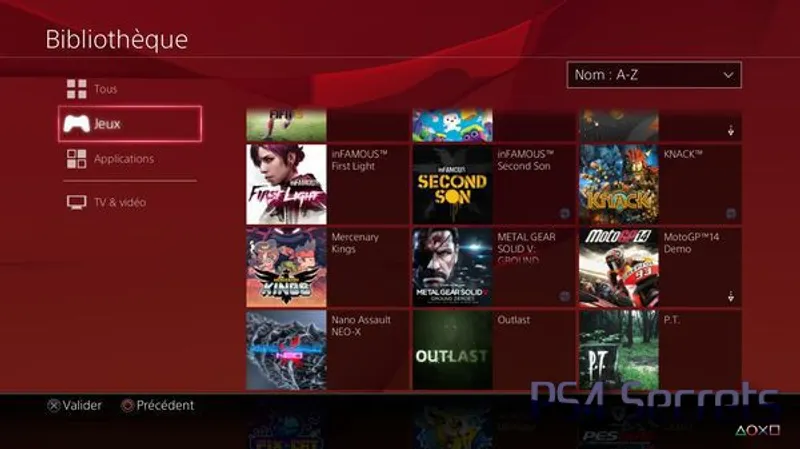 Les faces cachées de la Playstation 4 sur la Mise à jour 2.00