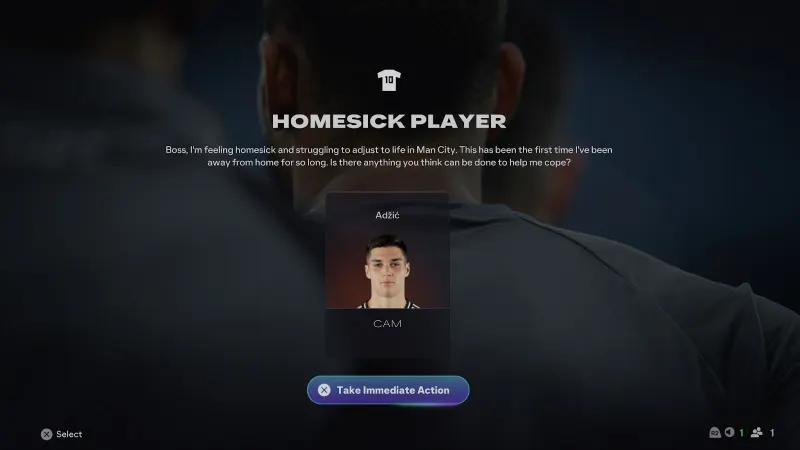 Événement joueur nostalgique dans EA Sports FC 26 avec demande d