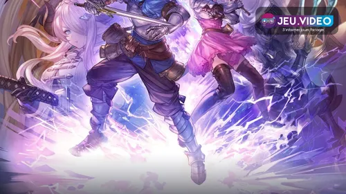 Test Granblue Fantasy Versus Rising : key art officiel avec Gran et Djeeta en combat
