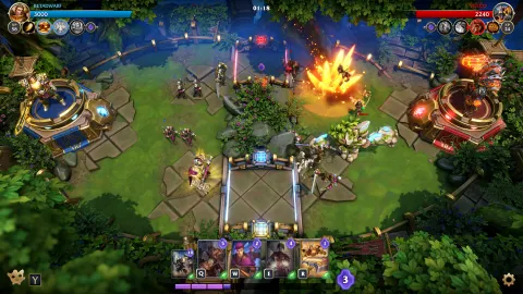 Visuel officiel de Minion Masters pour le guide sur le crossplay entre Steam et Xbox