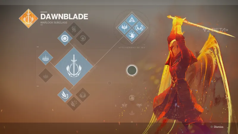 Destiny 2 Arcaniste Dawnblade