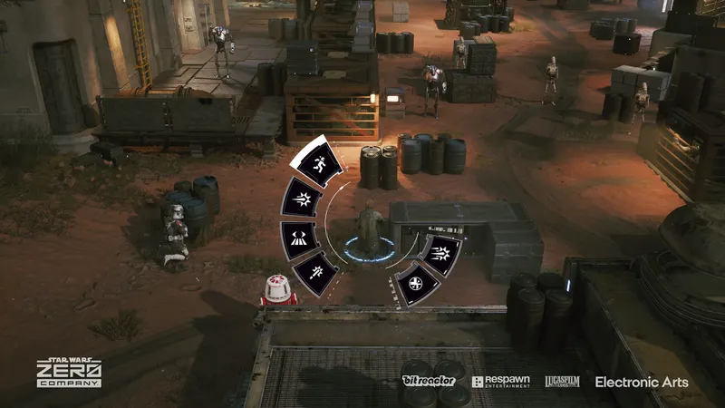 Star Wars Zero Company gameplay tactique avec escouade en mission Clone Wars
