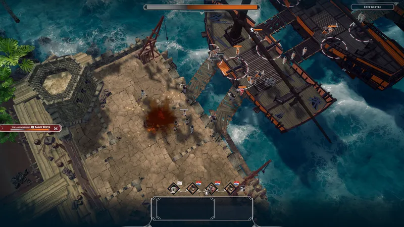 Phase d’abordage dans Corsairs - Battle of the Caribbean