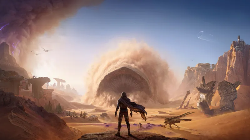 Dune : Awakening sur Xbox, visuel d’Arrakis pour l’annonce de son arrivée