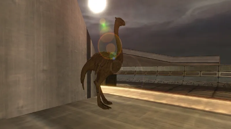 Statue Golden Moa dans une mission Halo 2 de MCC