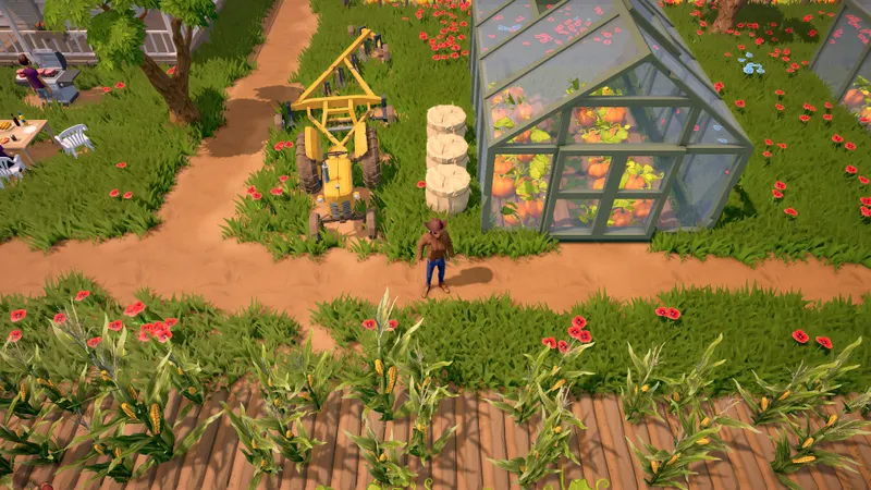 Official The Ranchers screenshot showing the gameplay context for step 1 of the player guide