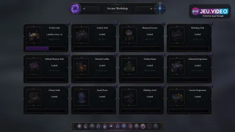 Bannière officielle Steam de The Infinite Grimoire