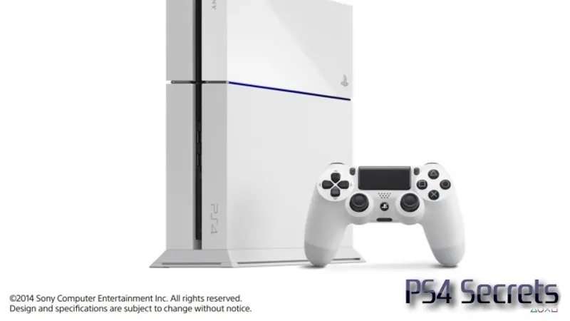 Déclinaison PS4 white pour septembre
