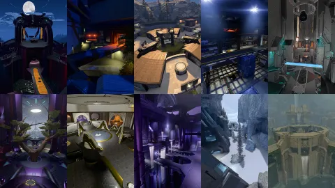 Halo Fest Forge finalistes : visuel officiel des dix cartes retenues