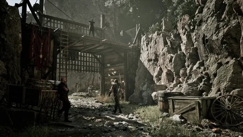 Entrée fortifiée dans la Vallée des Mines de Gothic 1 Remake