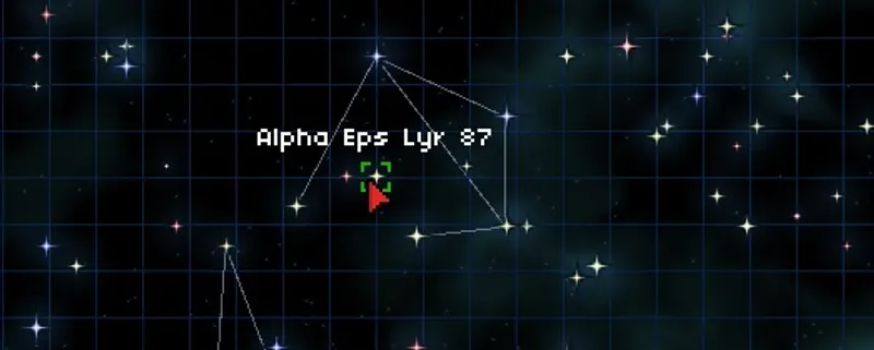 Carte de l'univers Starbound