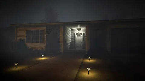 Phasmophobia mise à jour montrant une enquête paranormale en vue subjective