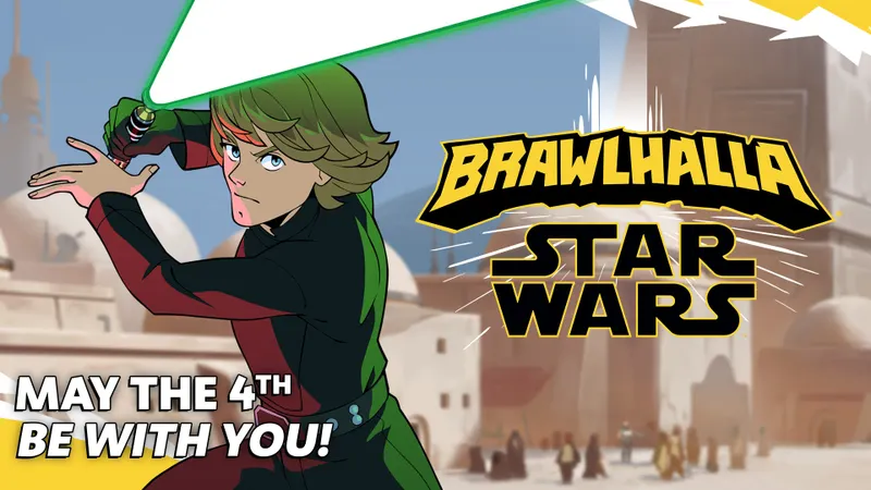 Brawlhalla Luke Skywalker dans l’événement Star Wars du 29 avril