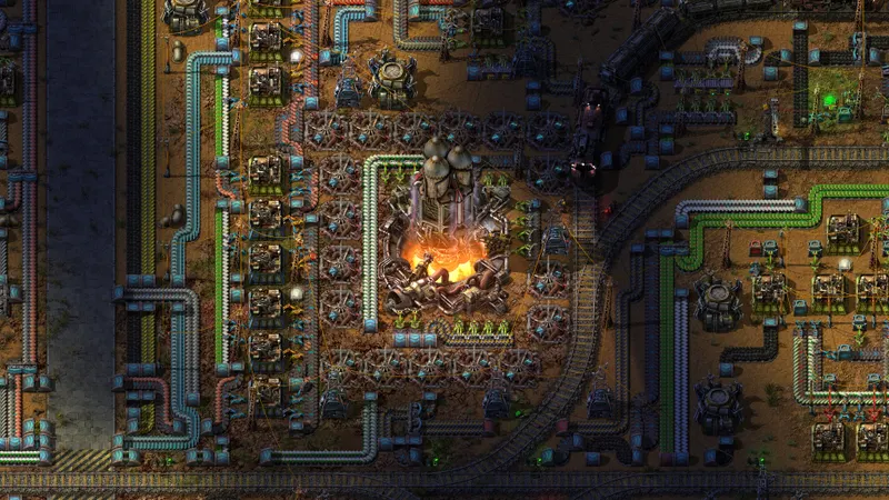 Factorio ARM64 Linux, capture officielle de la galerie Steam