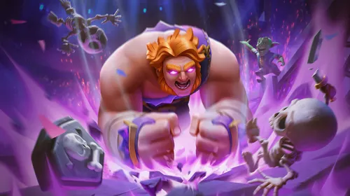 Clash Royale saison novembre : visuel consacré à l’Évolution du Géant de King vs. King!