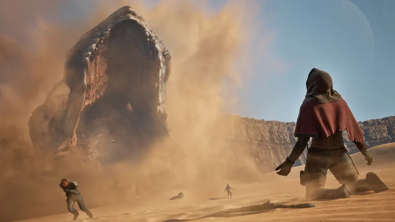 Visuel officiel de Dune : Awakening utilise comme contexte de gameplay pour la section 2 de l'article