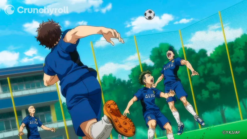 Aoashi saison 2 : Esperion Youth s’entraîne pour l’arc de l’A-Team