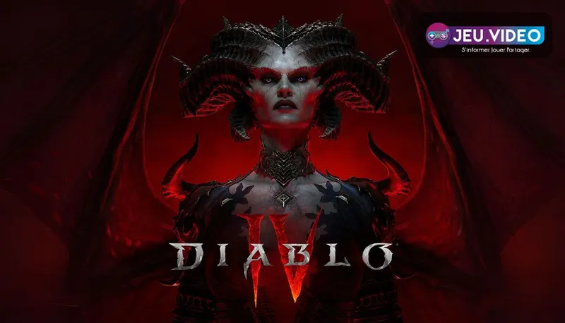 Combat officiel de Diablo IV avec un personnage affrontant un groupe d’ennemis dans une zone sombre.