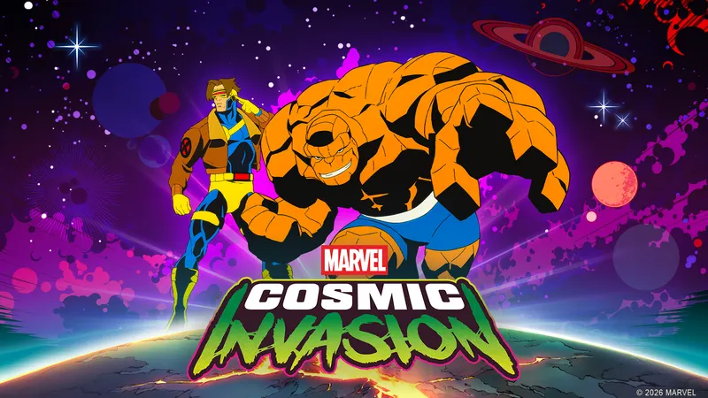 MARVEL Cosmic Invasion DLC Cyclops et The Thing en visuel officiel