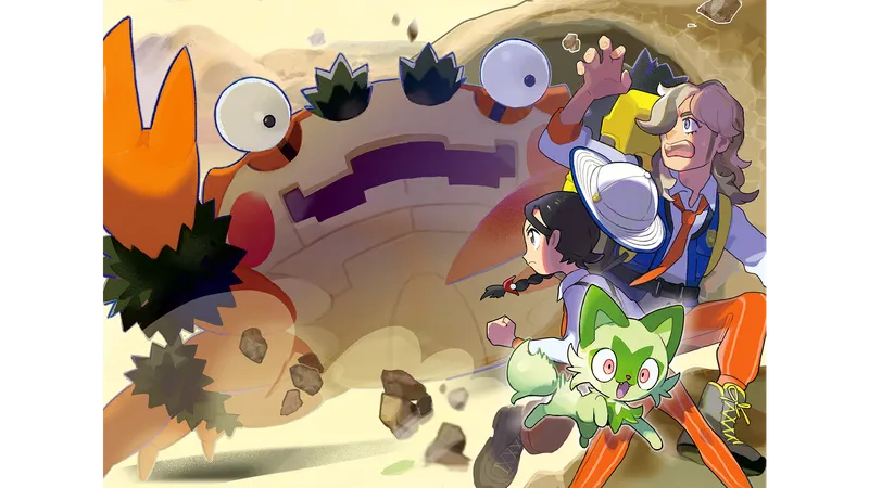 Écran officiel du Sentier des Légendes dans Pokémon Écarlate et Violet avec un objectif Dominant pour tester la résistance de l’équipe