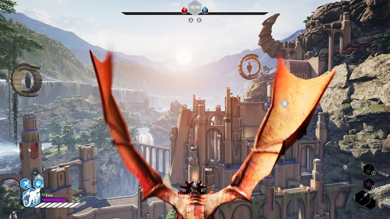 Dragonhold illustre ses environnements et ses effets de combat