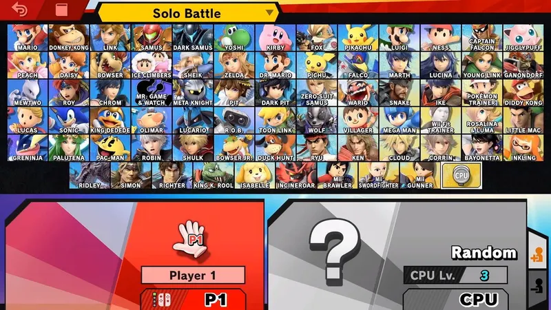 RÃ©sultat de recherche d'images pour "smash bros ultimate roster nintendo"