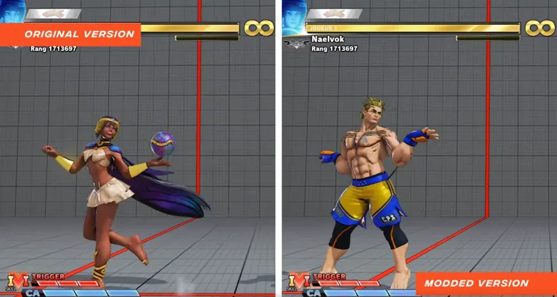 #GenderSwap avec Street Fighter V