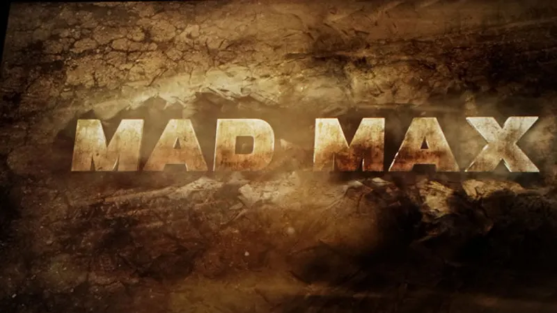 Mad Max sur PlayStation 4